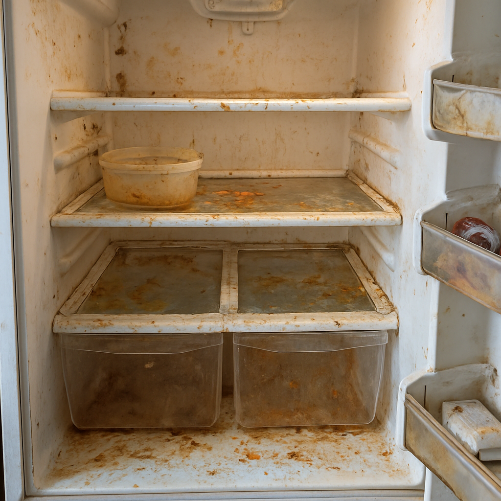 Refrigerator Cleaning – Before cleaning