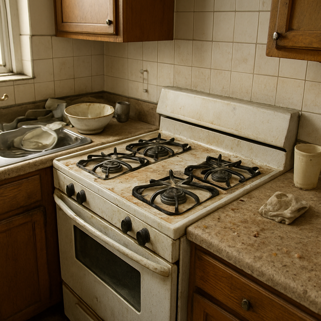 Kitchen Deep Clean – Before cleaning