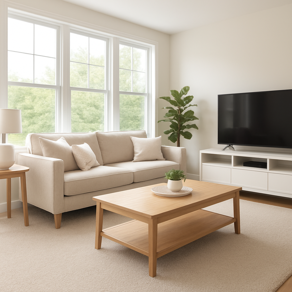 Living Room Refresh – After cleaning