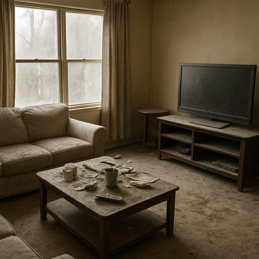 Living Room Refresh – Before cleaning